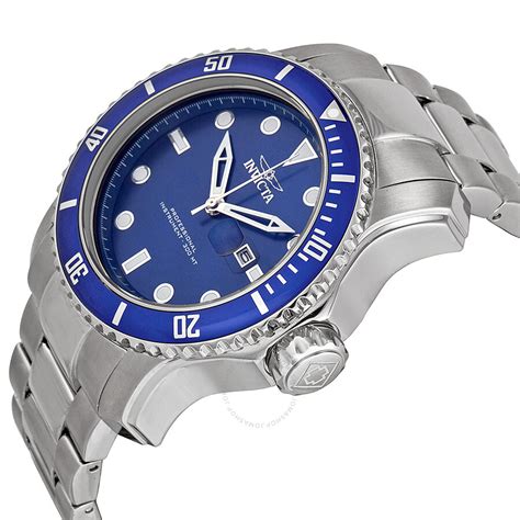 Invicta Pro Diver Blue Dial Stainless Steel Men