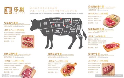 牛排部位图解图片