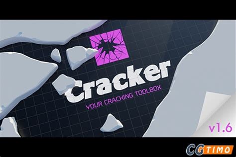 Blender插件-Cracker V1.6.0 模型自定义破碎效果插件-CGtimo