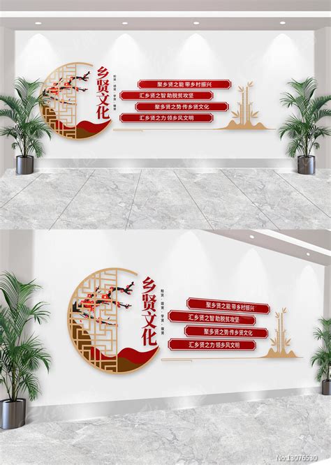 新乡贤文化墙宣传标语素材_社区文化墙图片_文化墙图片_第3张_红动中国
