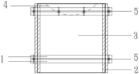 一种综合管廊管道凹槽式支墩钢木模板组合加固装置的制作方法