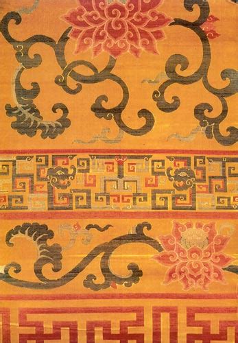 新疆出土的汉代丝织品 · 尼雅遗址、楼兰古城_织锦