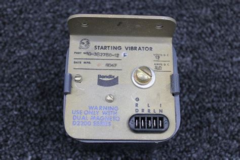 10-382780-12 (Use: 10-400608-123) Bendix Starting Vibrator (12V, 3A) (SA)