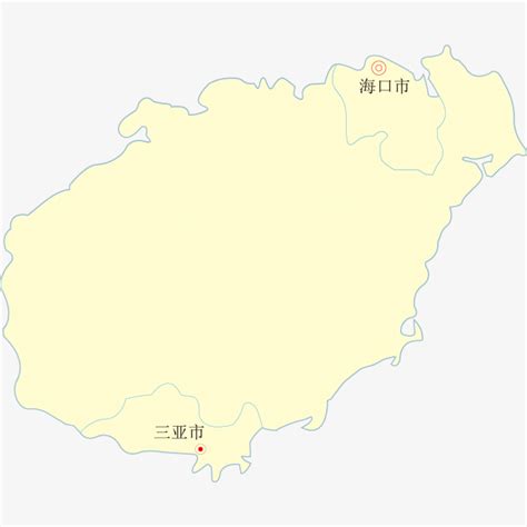 海南省行政区划地图_海南地图库