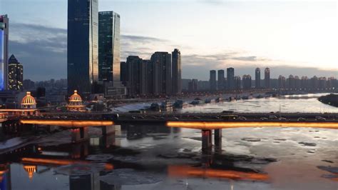 网红桥夜景城市之光,路桥建筑,建筑摄影,摄影,汇图网www.huitu.com