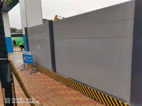 装配式围挡 市政建筑工程钢结构地铁围挡道路围蔽可拆卸围墙板-阿里巴巴