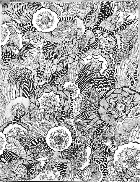 《花卉》黑白装饰画手绘全过程|插画|创作习作|wing筱颖L - 原创作品 - 站酷 (ZCOOL)