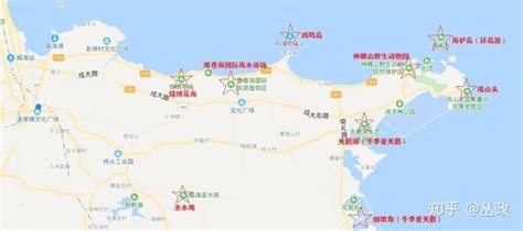 威海旅游景点地图图片 威海旅游景点地图图片
