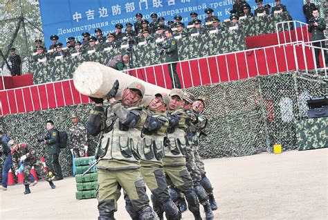 中吉边防部队开展军事业务联合演练-中国长安网
