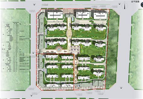 中兴花园住宅小区总规划cad设计平面施工图_住宅小区_土木在线