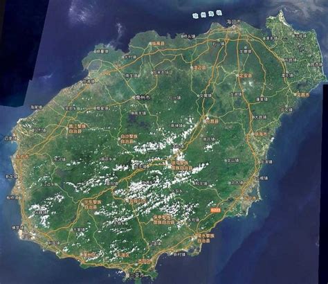 海南卫星地图高清版下载-海南卫星地图全图高清版大图 - 极光下载站