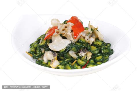 黄瓜钱爆螺片,中国菜系,食品餐饮,摄影素材,汇图网www.huitu.com