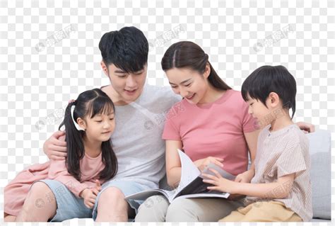 一家人看书家庭生活元素素材下载-正版素材401624308-摄图网