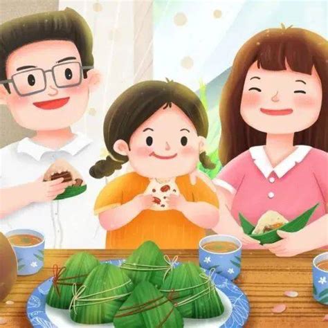 可爱端午节吃粽子小孩儿背景图片免费下载 - 觅知网