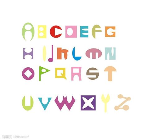 26个英文字母设计图__其他_广告设计_设计图库_昵图网nipic.com