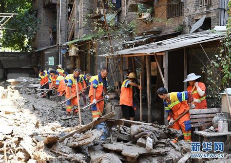 重庆江北：齐心协力开展灾后恢复重建_时图_图片频道_云南网