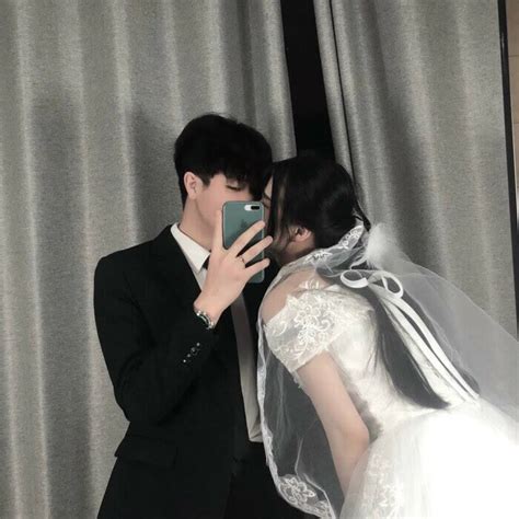 非主流情侣婚纱头像