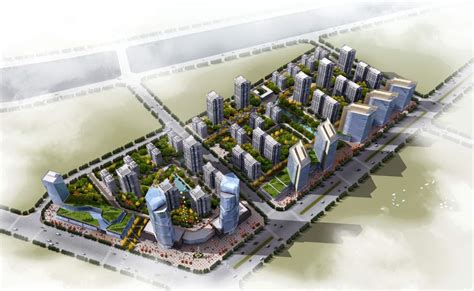 张家口项目方案三3dmax 模型下载-光辉城市