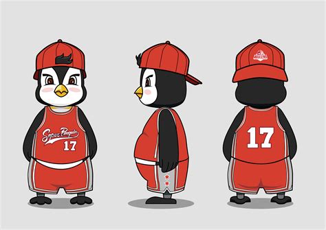 腾讯超级企鹅篮球名人赛吉祥物|平面|吉祥物|P_Lover - 原创作品 - 站酷 (ZCOOL)