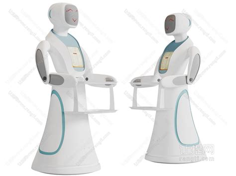 现代家政智能机器人3d模型下载_模型ID:69086-让提网