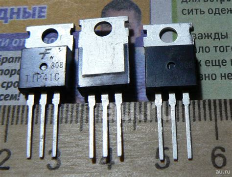 Транзистор TIP41C (TIP41) в ТО-220, NPN, 100 В 6 А. — купить в ...