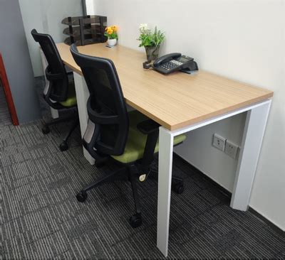 简约现代办公桌经理桌椅组合板式大班台 黑白色 - 办公用品 办公文具