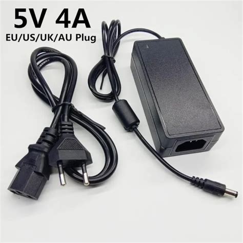 5V 4A Adapter Charger power adapter 5V4A power supply 5 V 5Volt AC DC adapter switching cable 5 ...