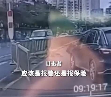 外卖骑手被轿车撞倒，目击者：司机倒车后又碾压了一次！深圳交警通报：第二次是司机紧张操作不当…… | 每经网