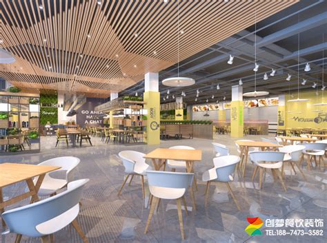大学食堂改造设计\教育空间设计_成都创意设计-站酷ZCOOL
