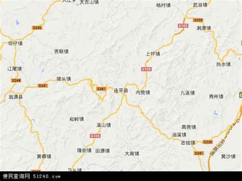 连平县地图 - 连平县卫星地图 - 连平县高清航拍地图