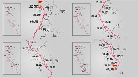 京杭大运河起点和终点在哪 京杭大运河地图_旅泊网