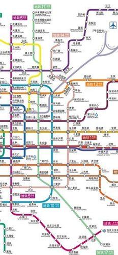 北京市地铁图图片
