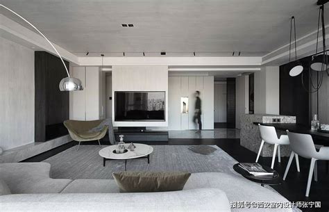 西安室内设计师张宁国：215㎡简约大平层，高级大地灰！_空间
