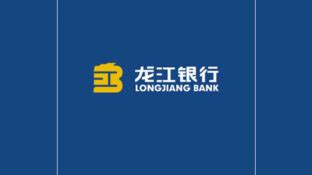 龙江银行标志logo设计,品牌vi设计