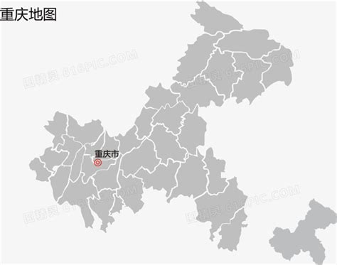 重庆市地图图片免费下载_PNG素材_编号vr7iey839_图精灵