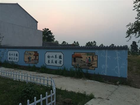 新农村围墙彩绘、文化墙绘设计、乡村墙体画|纯艺术|绘画|合肥朗希墙绘 - 原创作品 - 站酷 (ZCOOL)