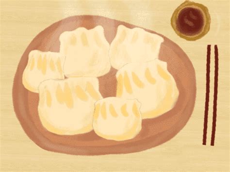 卡通手绘可爱小男孩吃饺子素材图片免费下载_高清psd_千库网(图片编号9766354)