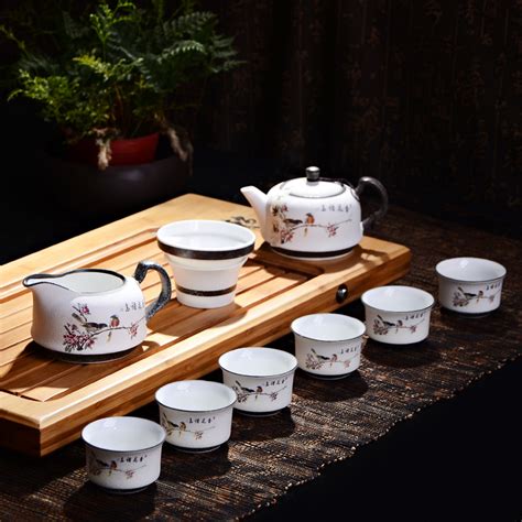 北欧陶瓷家用茶具套装现代客厅简约茶壶茶杯创意大理石纹日式茶具