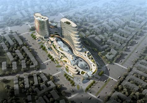 现代大型商厦3dmax 模型下载-光辉城市