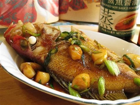 酱烧海鱼的做法_图解酱烧海鱼怎么做好吃-聚餐网
