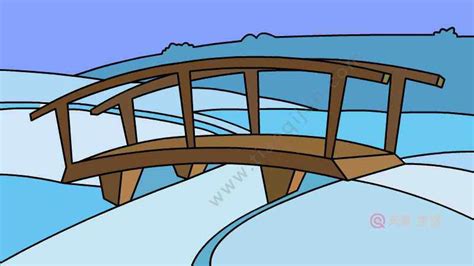桥儿童画怎么画 桥简笔画步骤 - 520常识网
