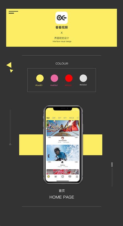 "看看“视频 分享app 界面设计_一颗大西瓜yo-站酷ZCOOL