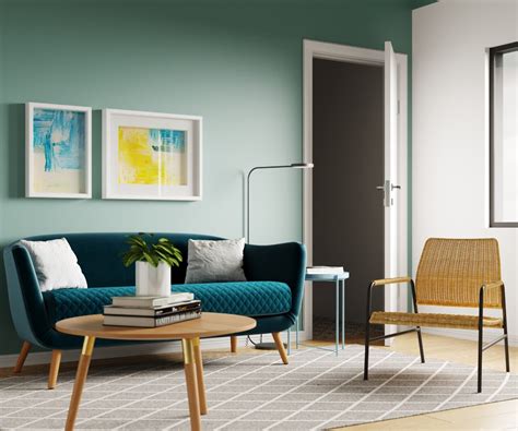 40个拥有绿色沙发的客厅设计 - 设计之家