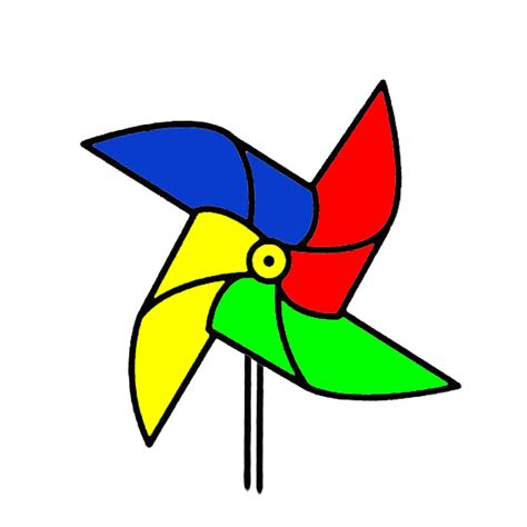 ps设计出彩色风车旋转动画效果的教程-天极下载