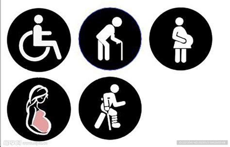孕妇残疾人图标设计图__其他_广告设计_设计图库_昵图网nipic.com