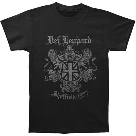 Def Leppard Sheffield 77 Slim Fit T-shirt 255583 | Rockabilia Merch Store