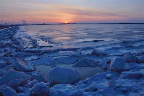 现场直击:黄渤海海冰进入重冰期 辽东湾过半海域被海冰覆盖 - 海洋财富网