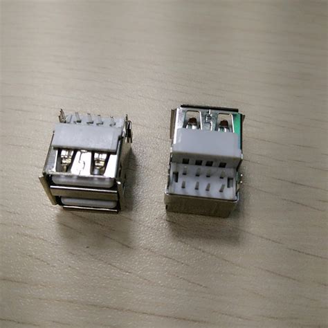 USBAF90度双层沉板式 USB母头双层沉板母座-阿里巴巴