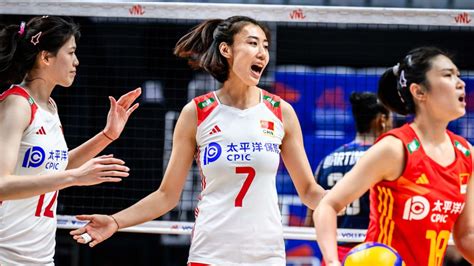 2023世界女排联赛VNL 中国2-3多米尼加 【第1局 第2局】