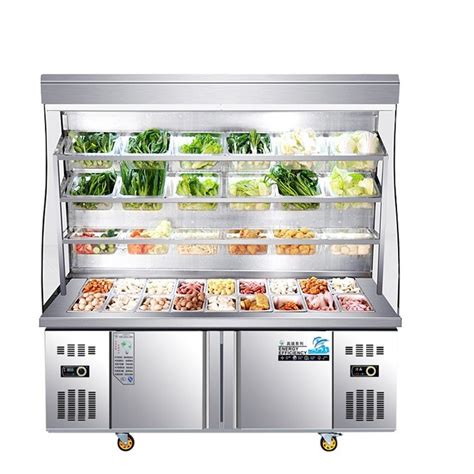 松下立式冷冻成列柜食品冷冻展示柜分体冷冻子母柜字母展示柜CZR-阿里巴巴
